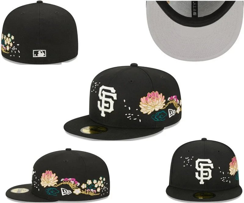 New Era Black San Francisco Giants Fitted Cap