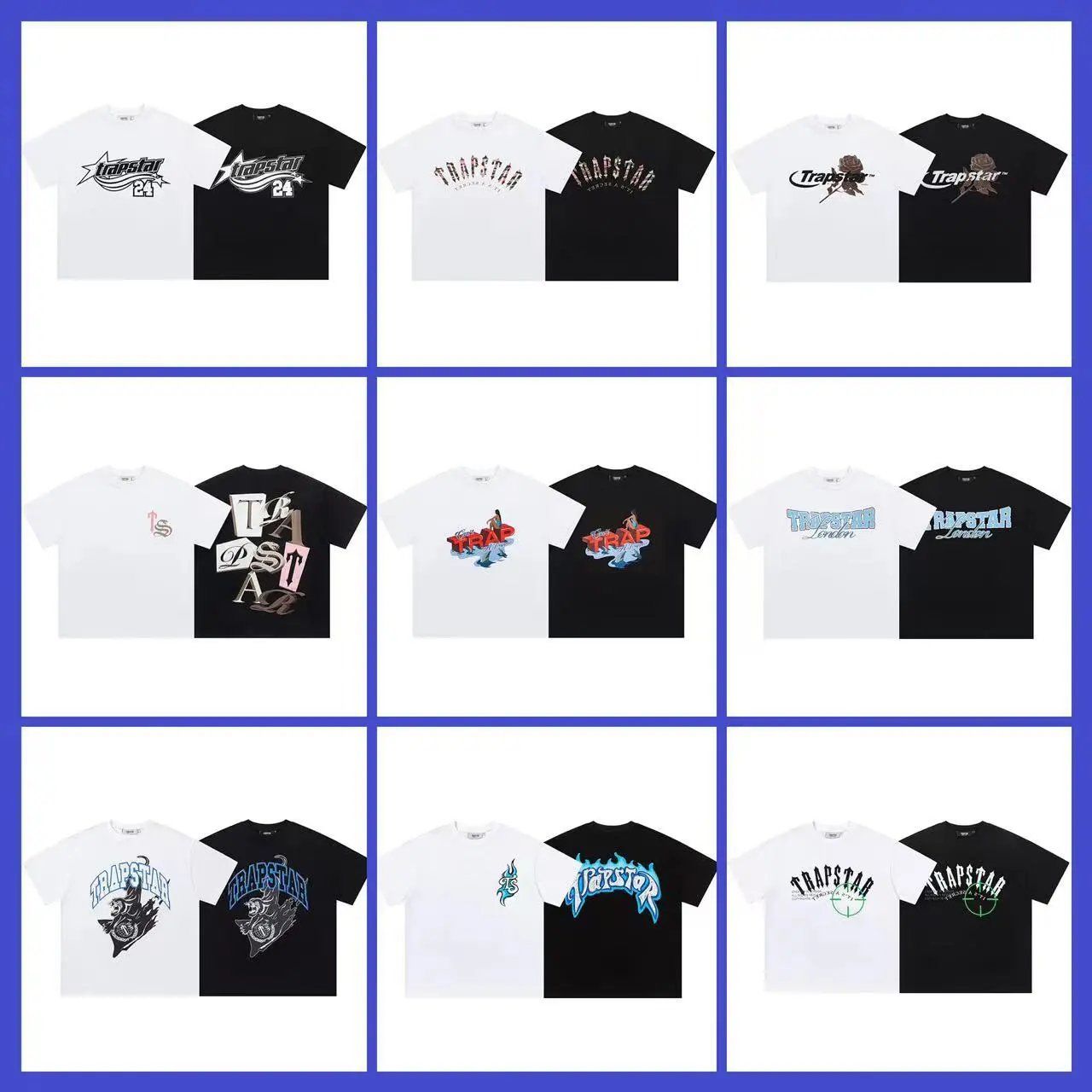 Trapstar White and B