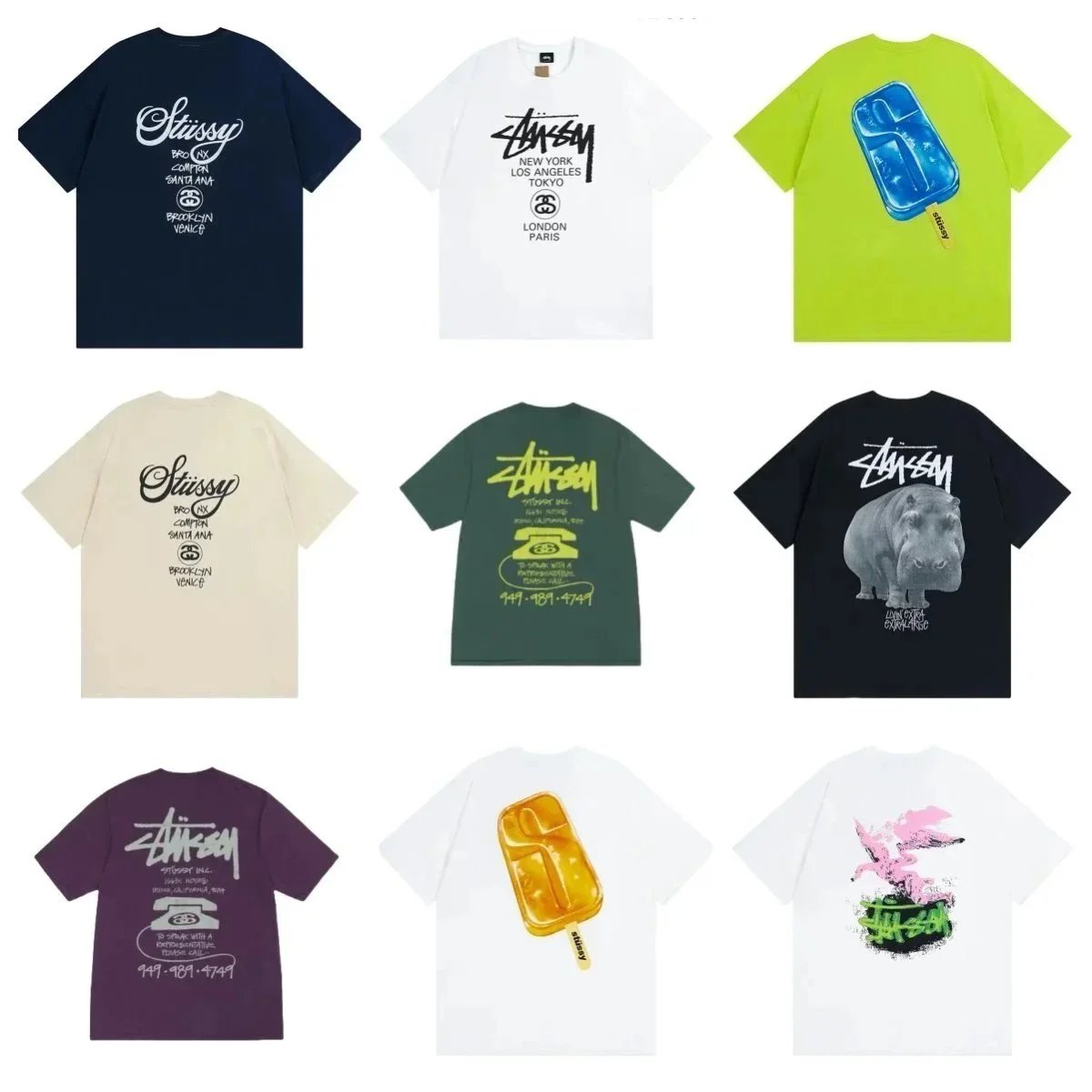 Stussy Colorful Grap