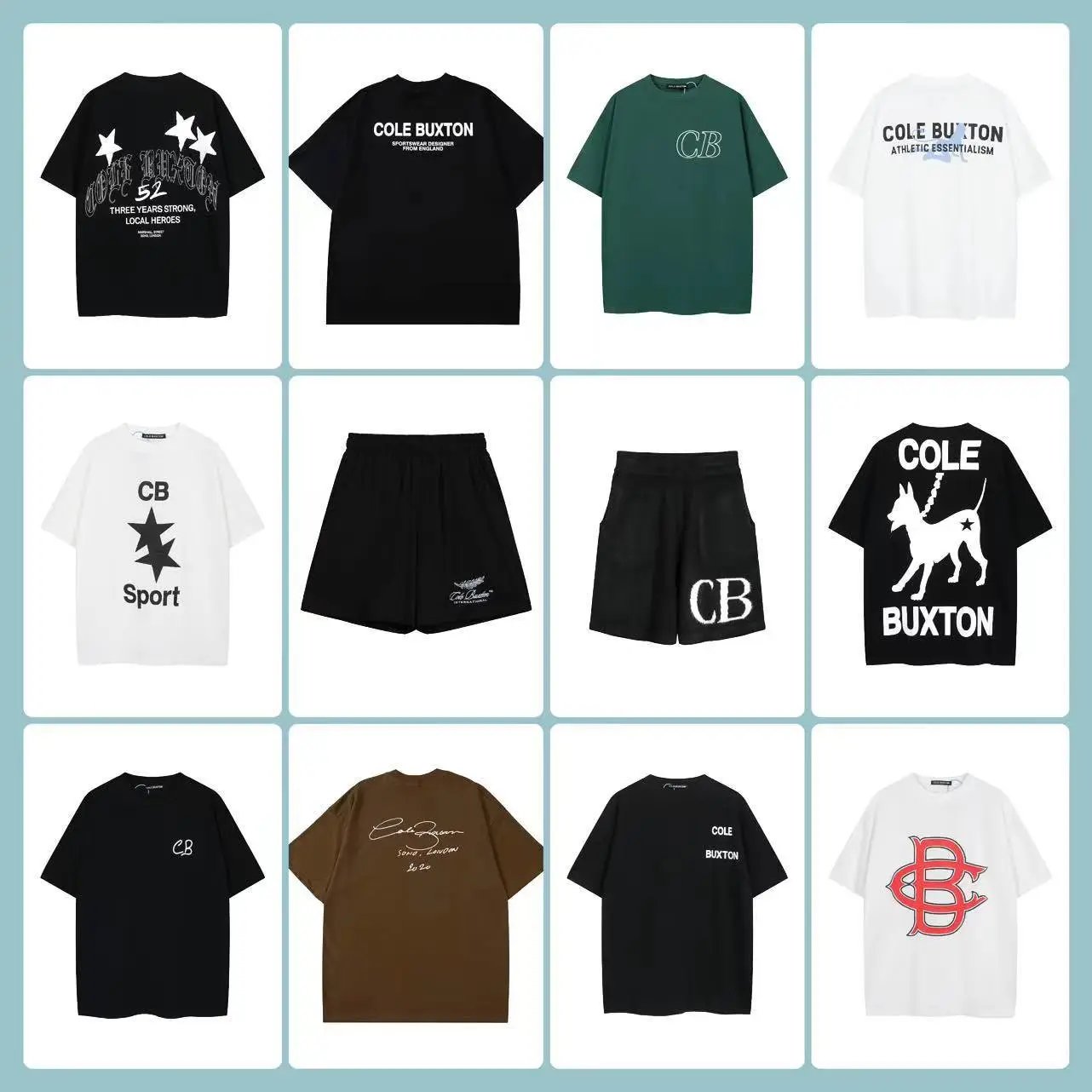 Cole Buxton Black Short Sleeve T-Shirt