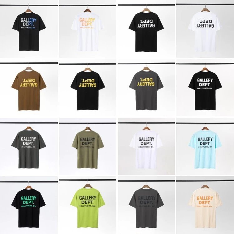 Gallery Dept. Black Short Sleeve T-Shirt