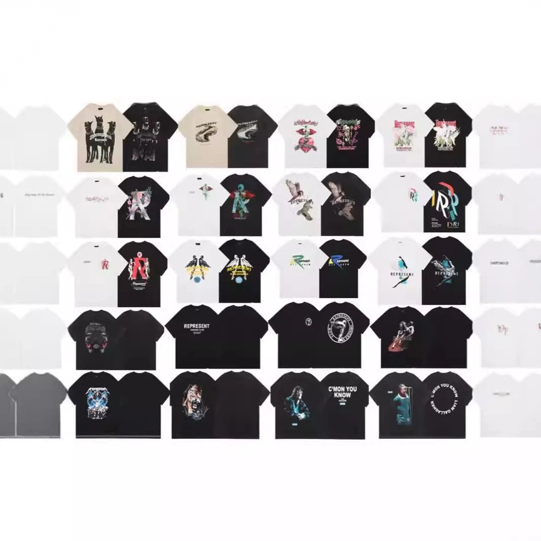 Represent Black Graphic T-Shirt