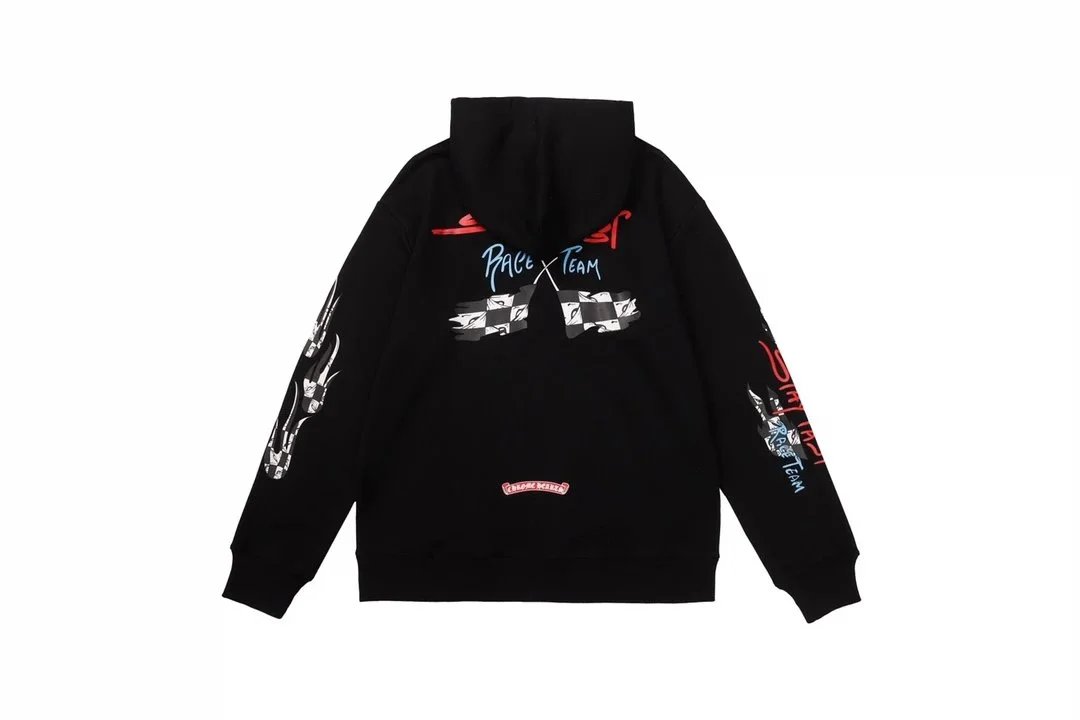 Chromesta Black Hooded Sweatshirt