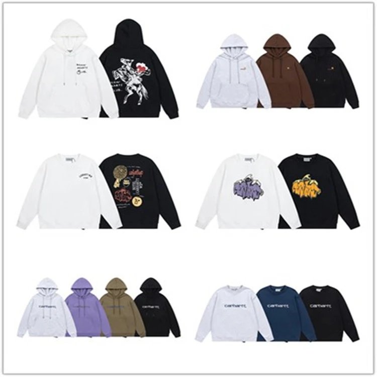 Carhartt Hooded Sweatshirt and Crewneck Sweater Set