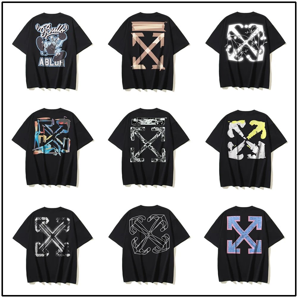 Off-White Black Short Sleeve T-Shirt