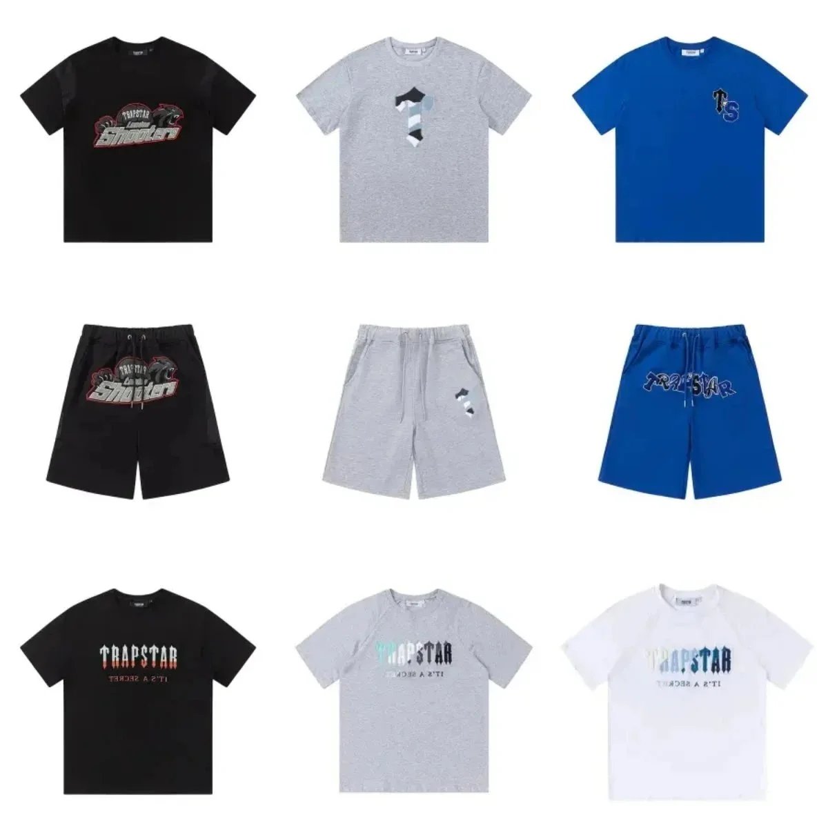 Trapstar Black T-Shirt and Shorts Set