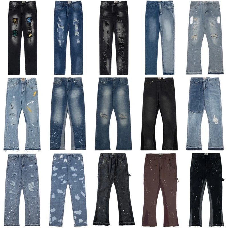 Distressed Denim Jeans