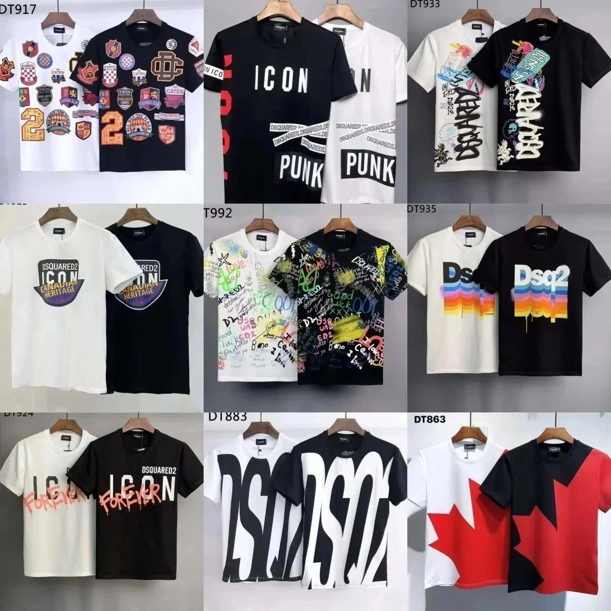 Dsquared2 Black Short Sleeve T-Shirt