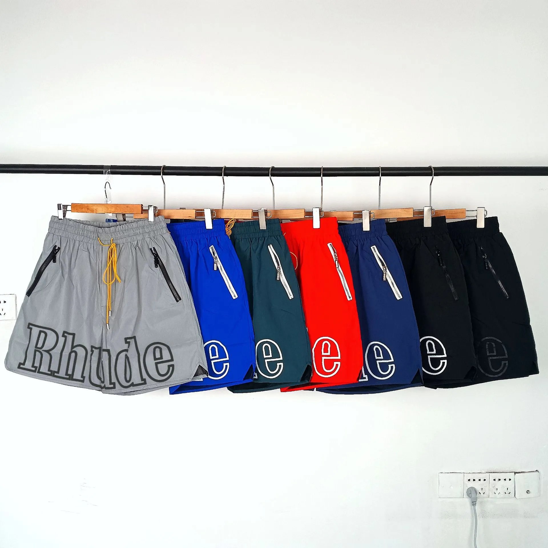 RH UDE Reflective Casual Shorts Streetwear Beach Shorts: w2crep.com