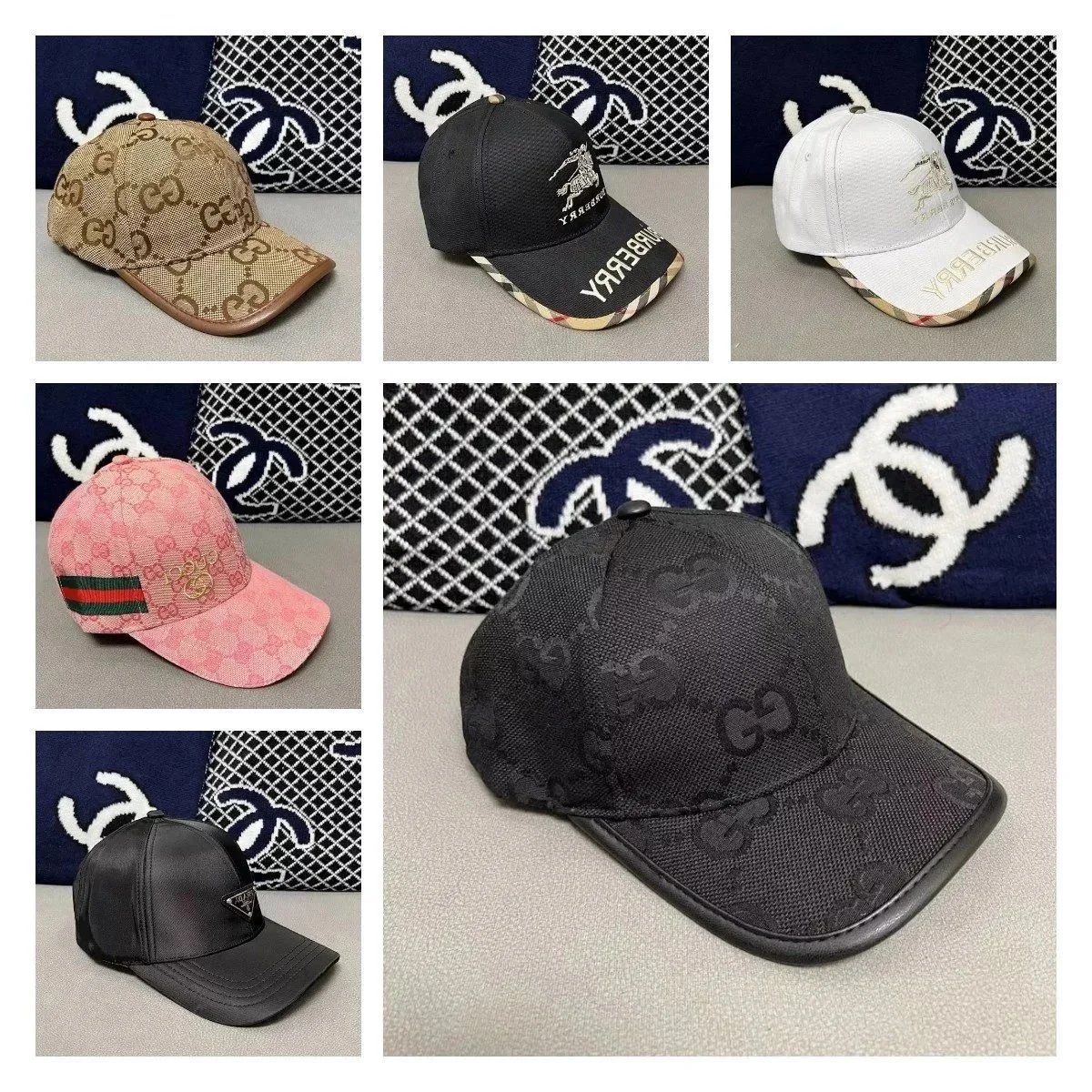 Gucci Black Logo Baseball Cap