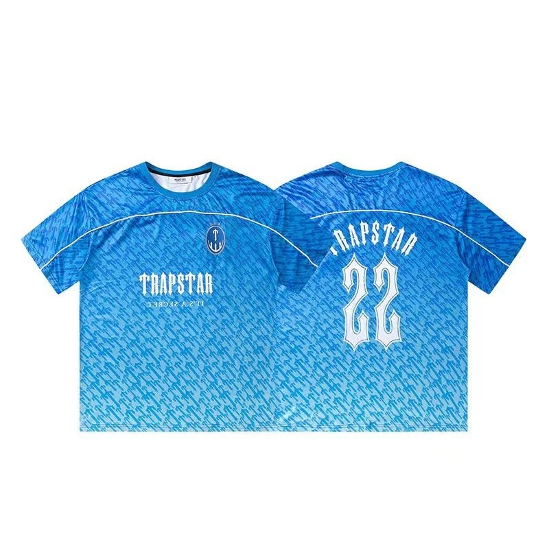 Trapstar Blue Patterned T-Shirt