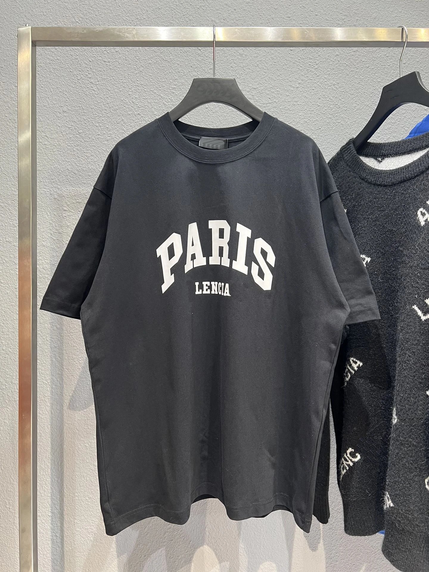 Lencia Black Paris Short Sleeve T-Shirt
