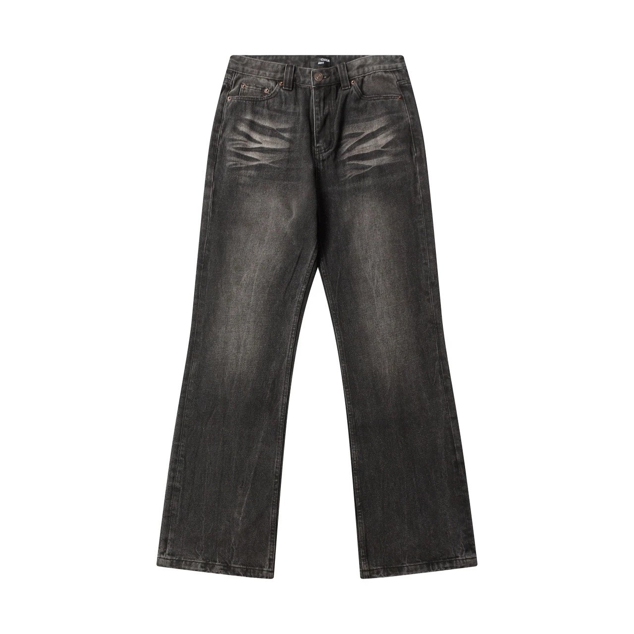 Seaga Black Straight Leg Jeans
