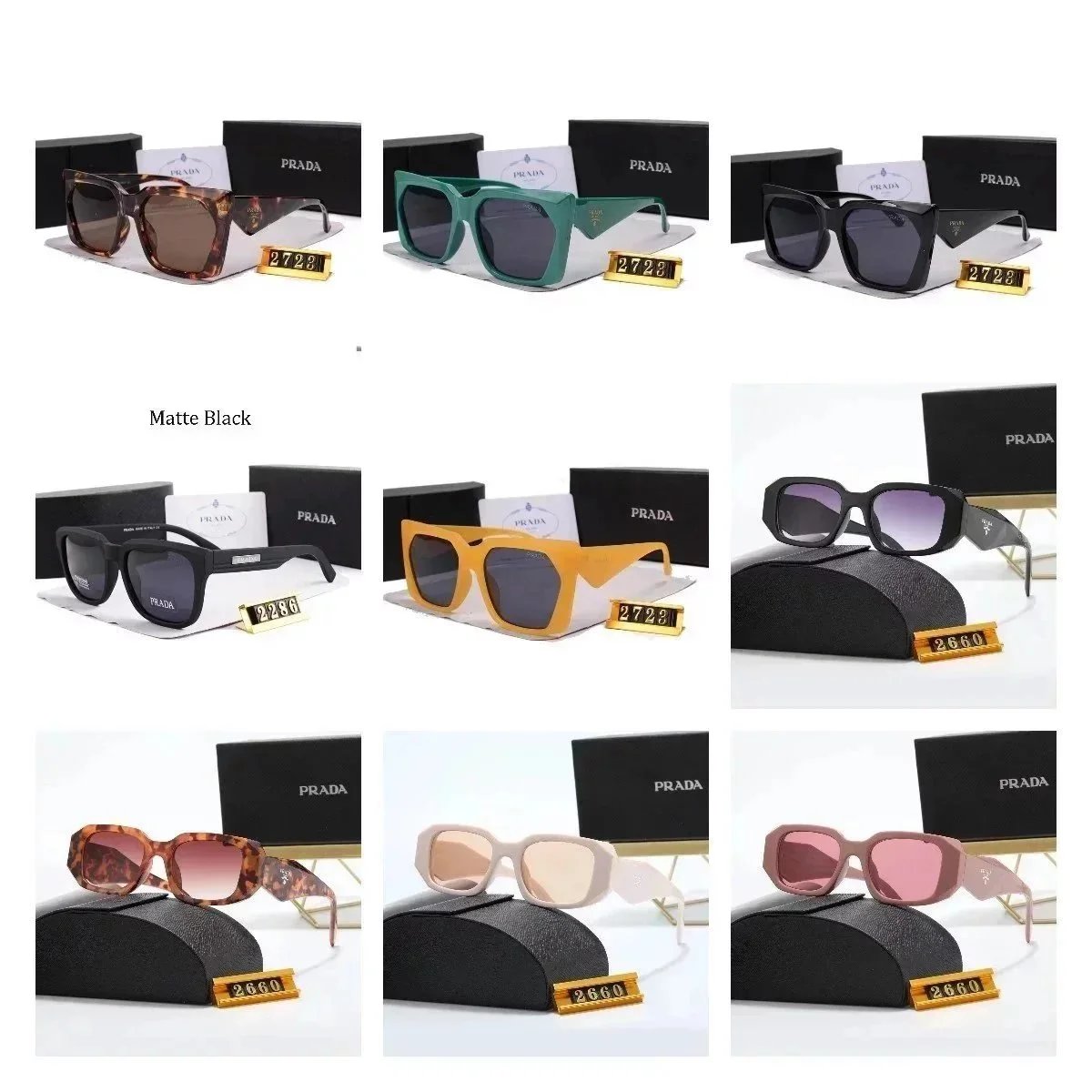Prada Matte Black Sunglasses