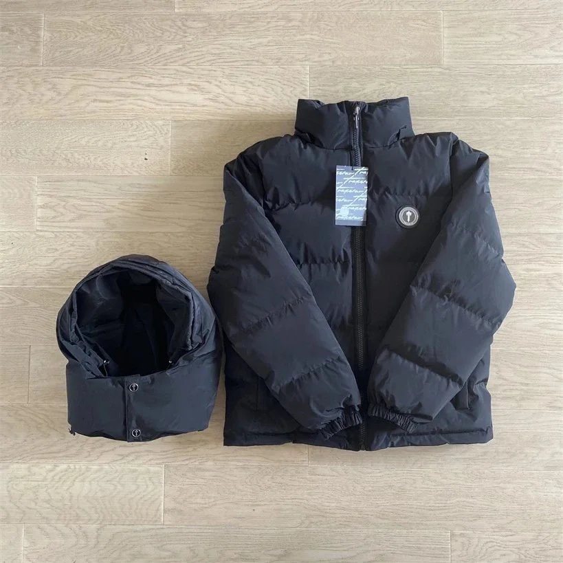 The North Face Black Puffer Jacket with Detachable Hood
