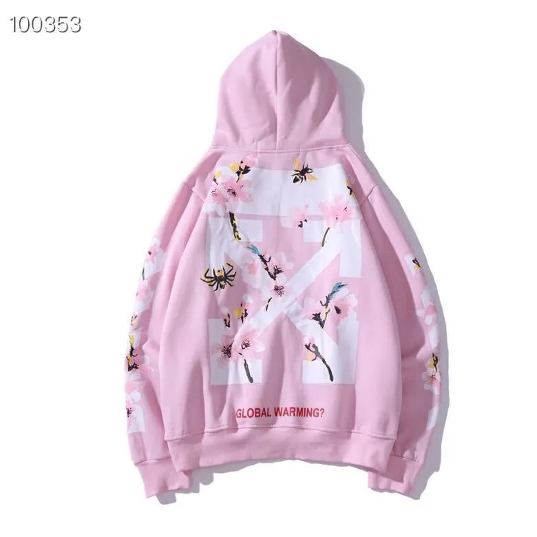 Pink Off-White Hoodi