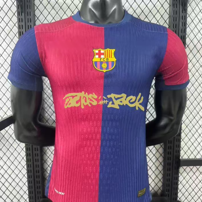 FC Barcelona Red and Blue Jersey