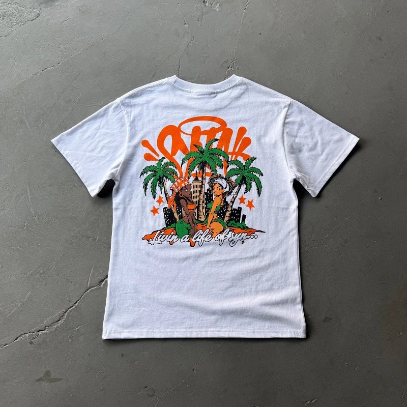 White Graphic T-Shirt