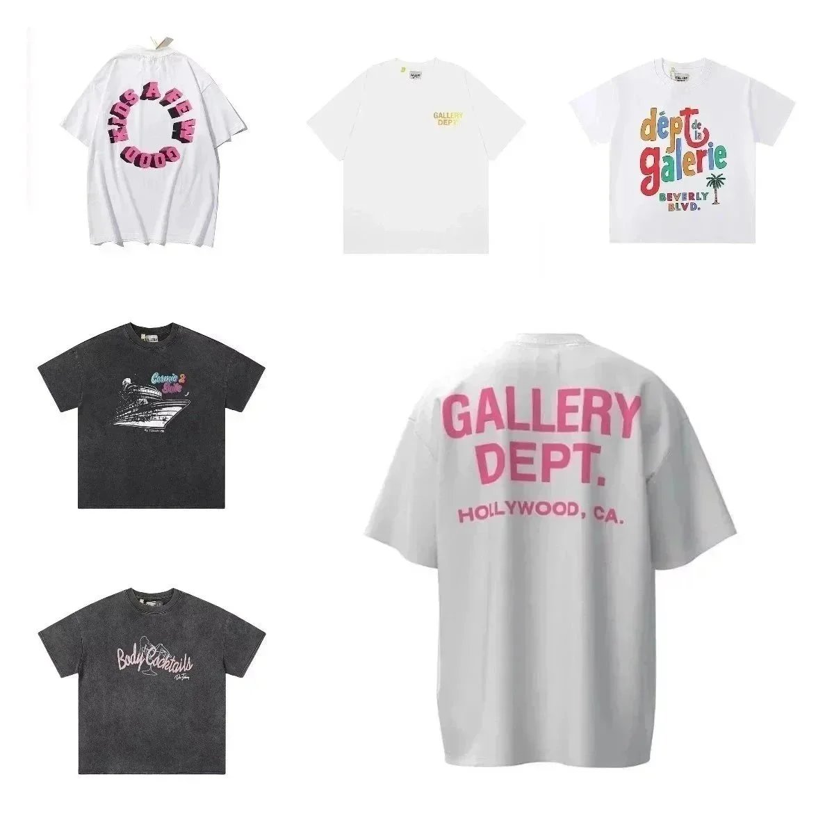 Gallery Dept. White Graphic T-Shirt