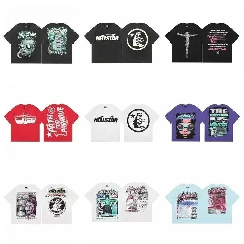 Hellstar Black Graphic T-Shirt