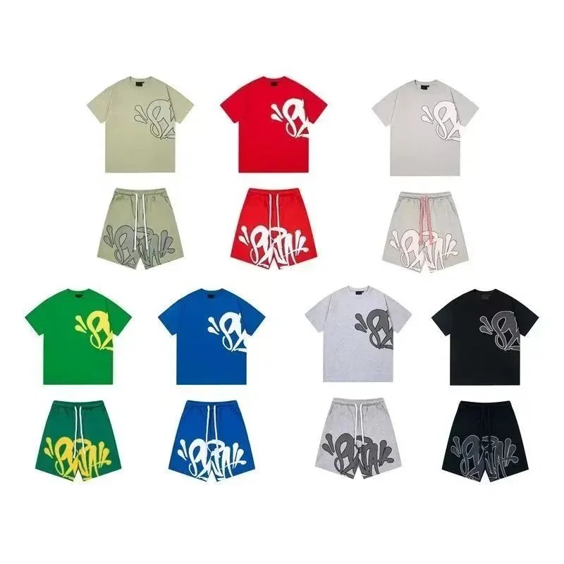 PINK Graphic T-Shirt and Shorts Set in Various Colors