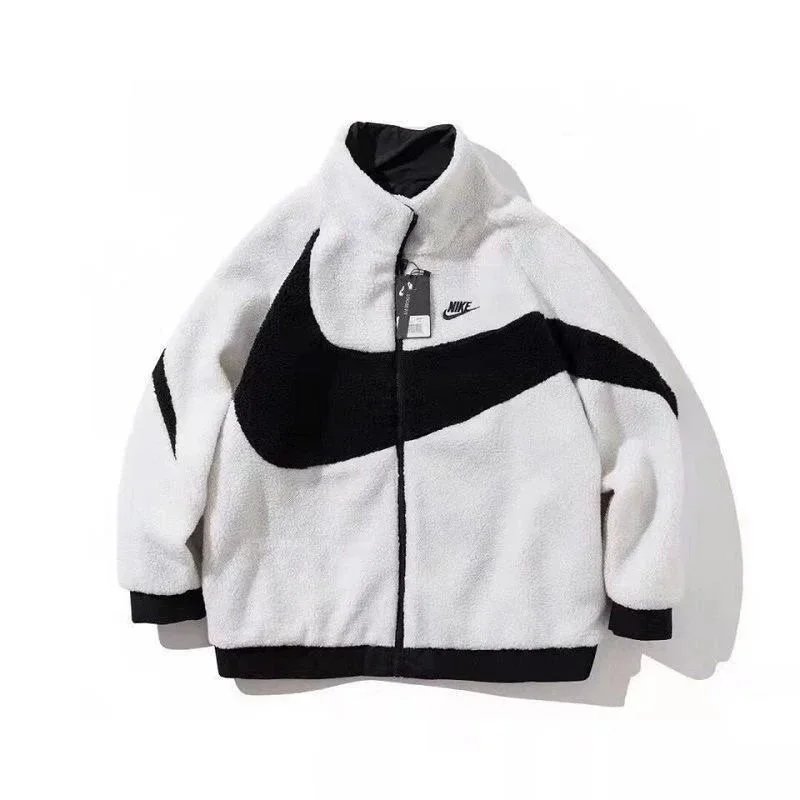 Nike White Fleece Jacket