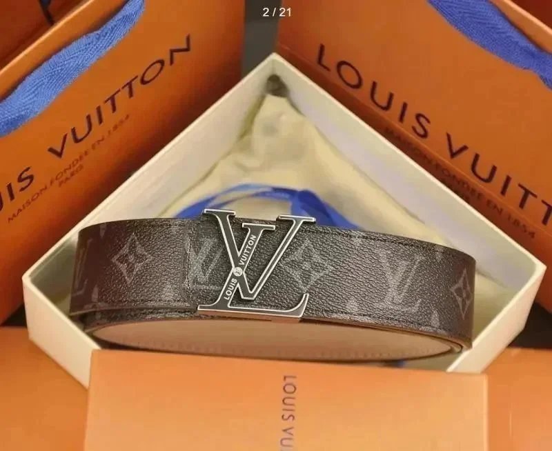 Louis Vuitton Brown Monogram Belt