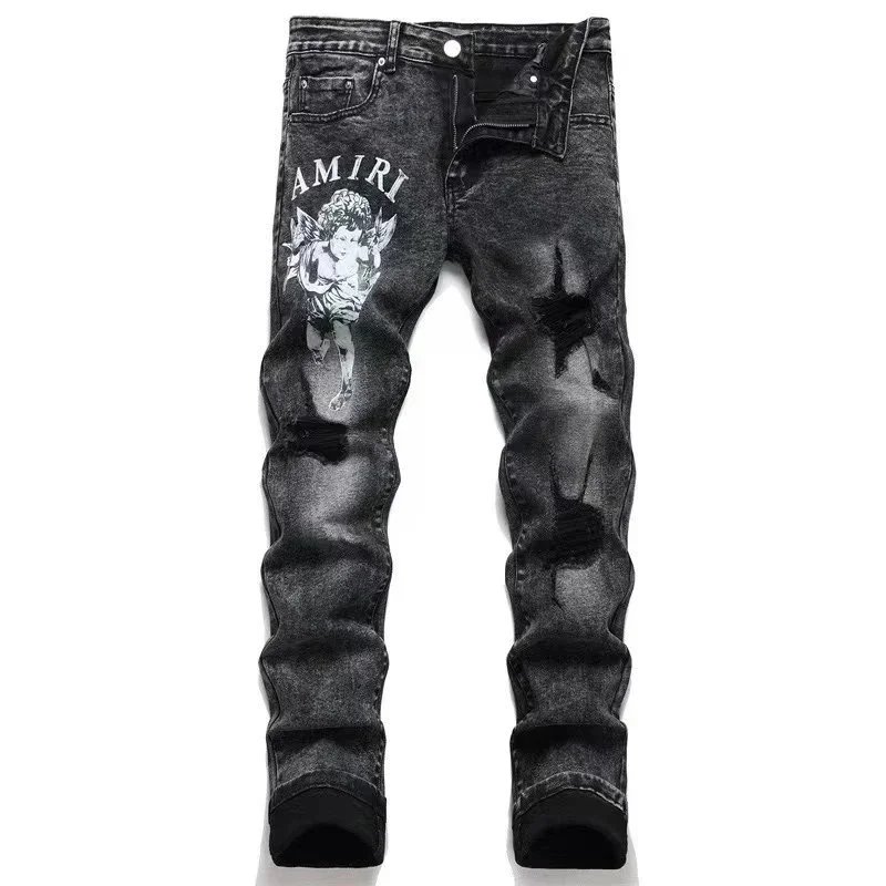 Amiri Black Distress