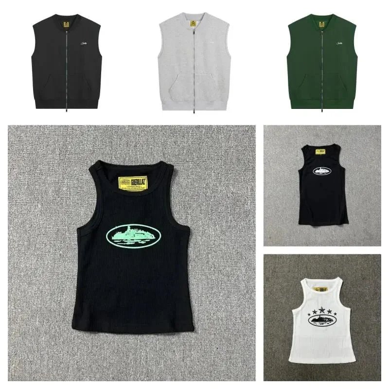 Gorillaz Black Ribbed Tank Top