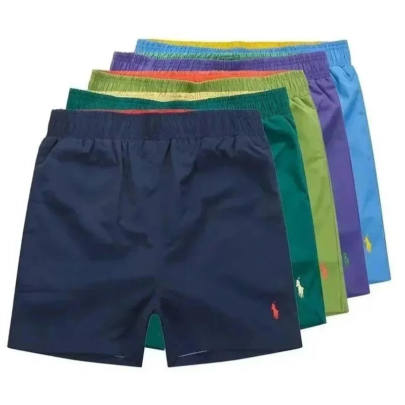 Ralph Lauren Navy Elastic Waist Shorts