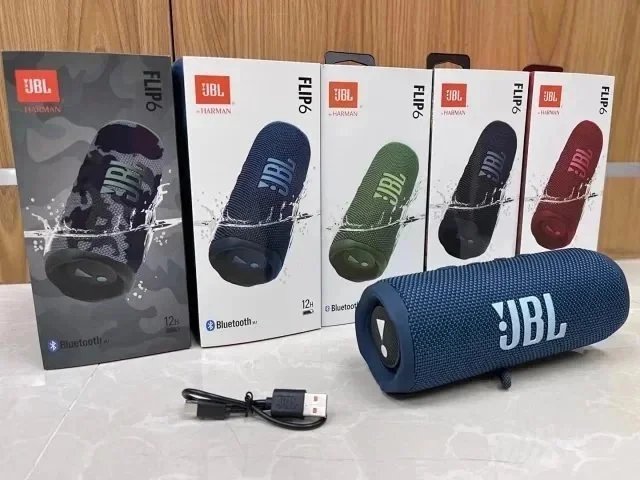 JBL Flip 6 Portable Bluetooth Speaker in Blue