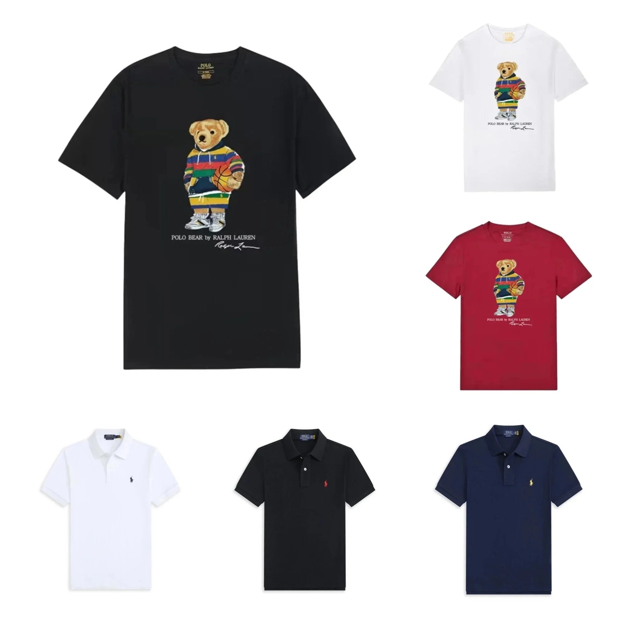 Ralph Lauren Black Polo Bear T-Shirt