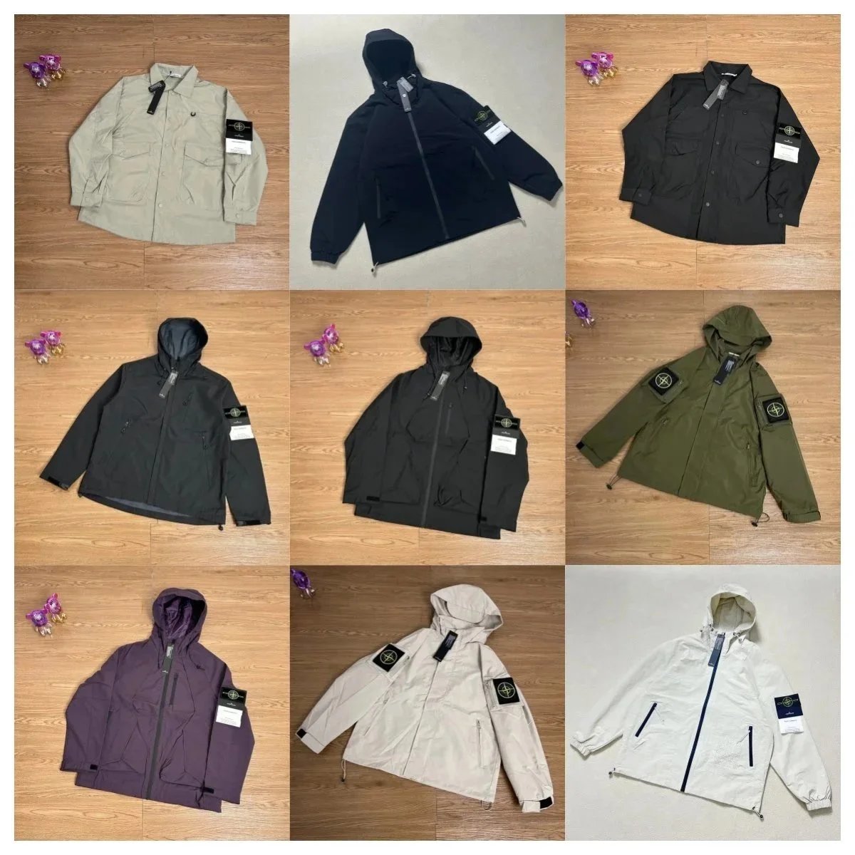 Stone Island Hooded Jacket in Various Colors