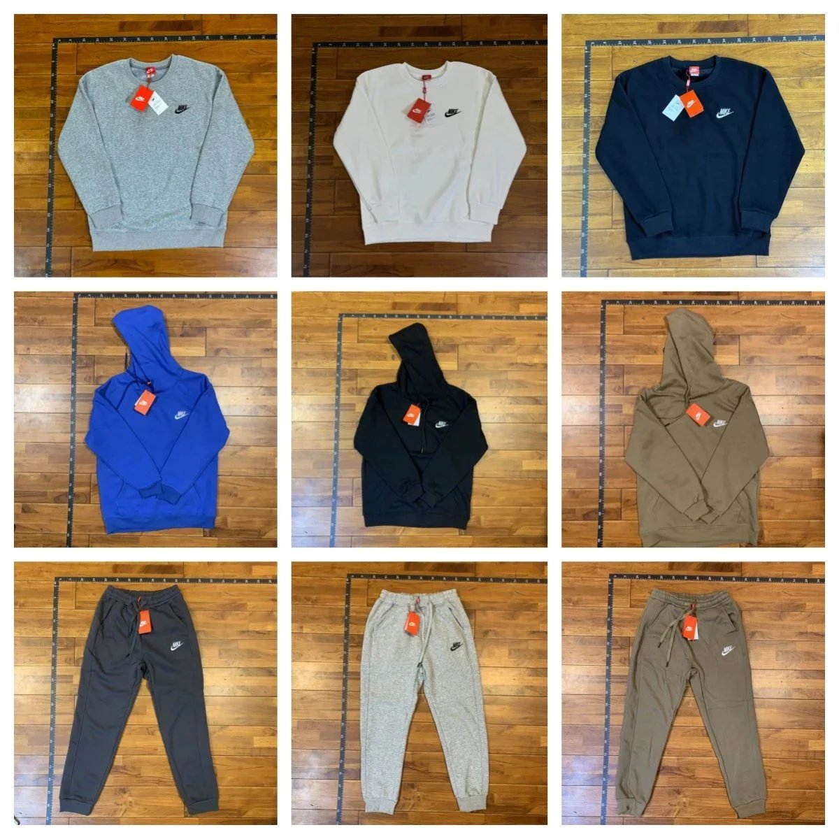 Nike Crewneck Sweatshirt and Jogger Pants Set in Various Colors