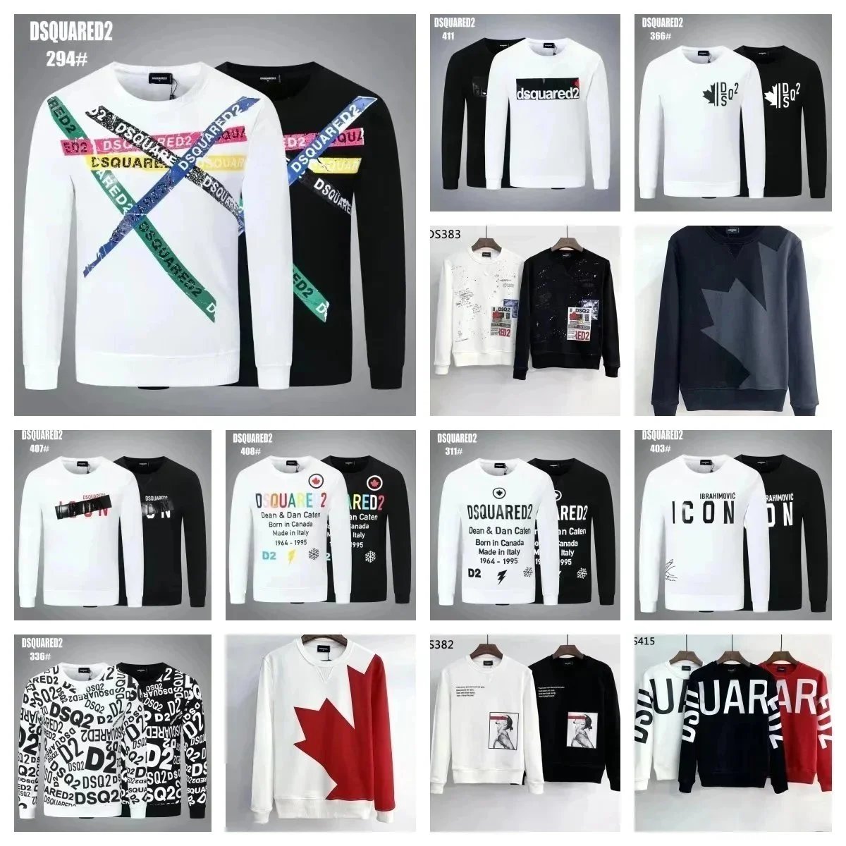 DSQUARED2 White Long Sleeve Sweatshirt