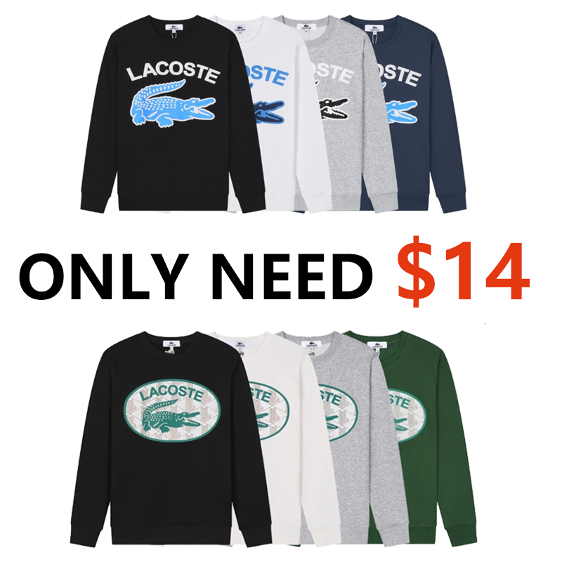 Lacoste Black Long Sleeve Sweatshirt
