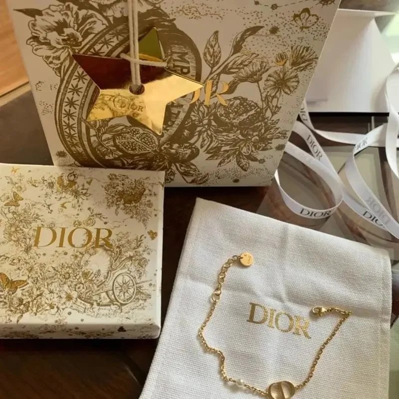 Dior Gold Chain Bracelet