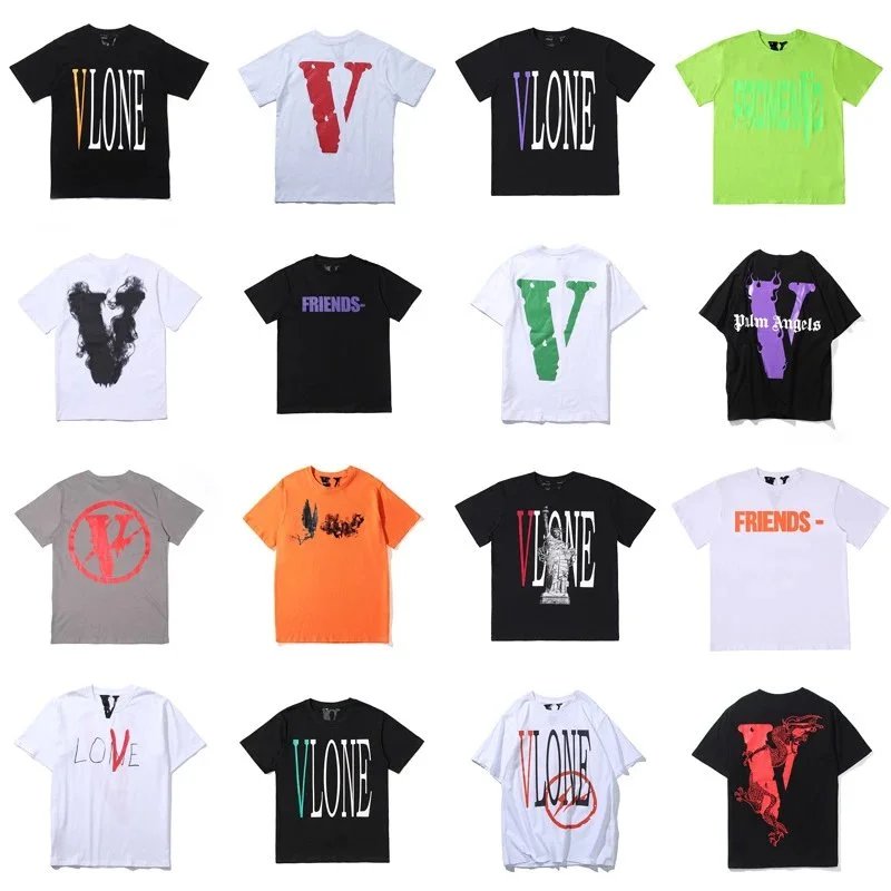 Vlone Black Short Sleeve T-Shirt