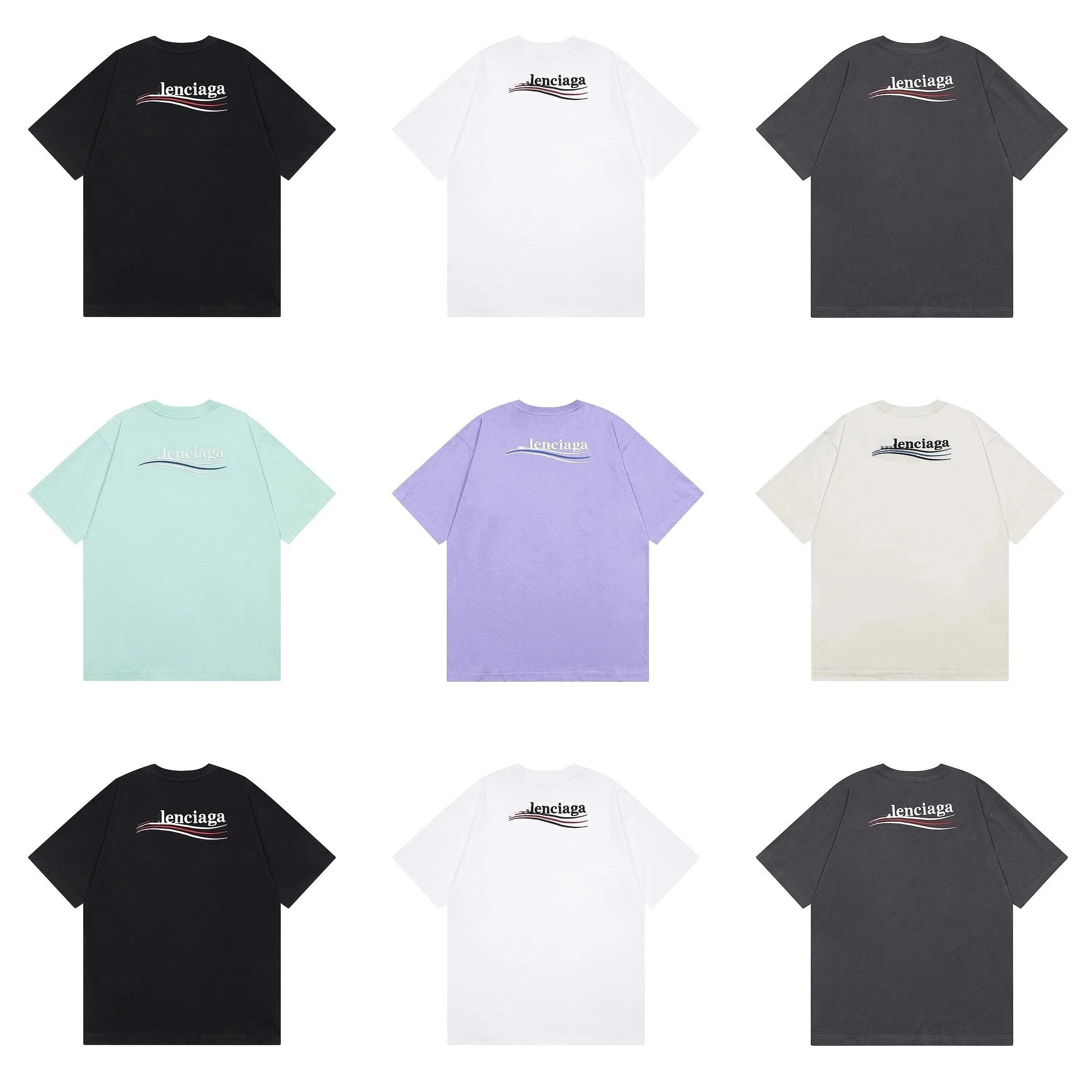 Lenciaga Black Short Sleeve T-Shirt