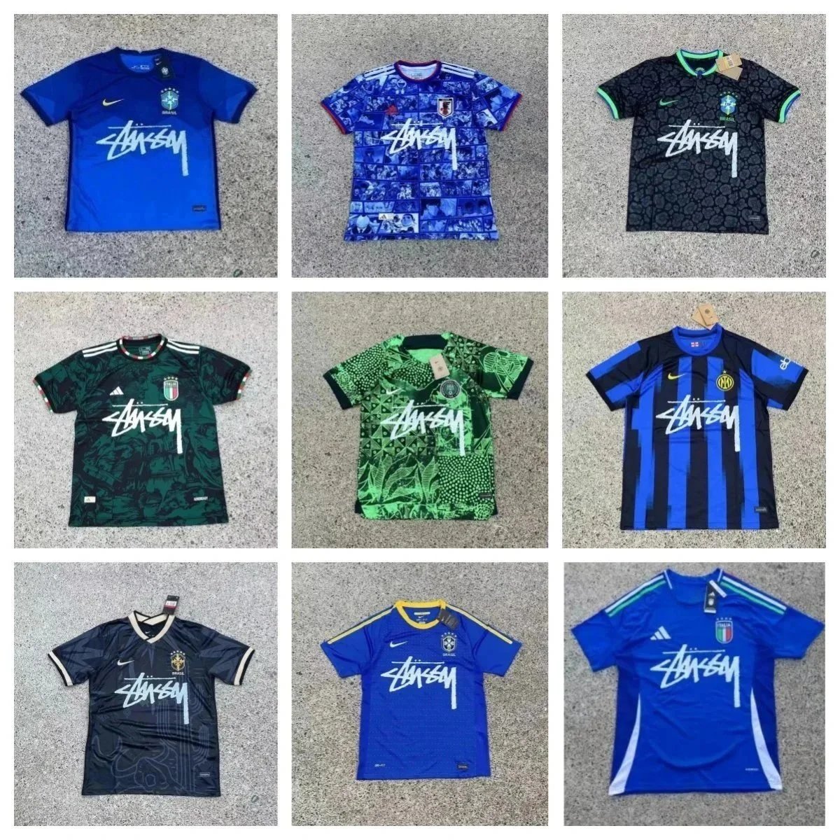 Stussy Blue Soccer J