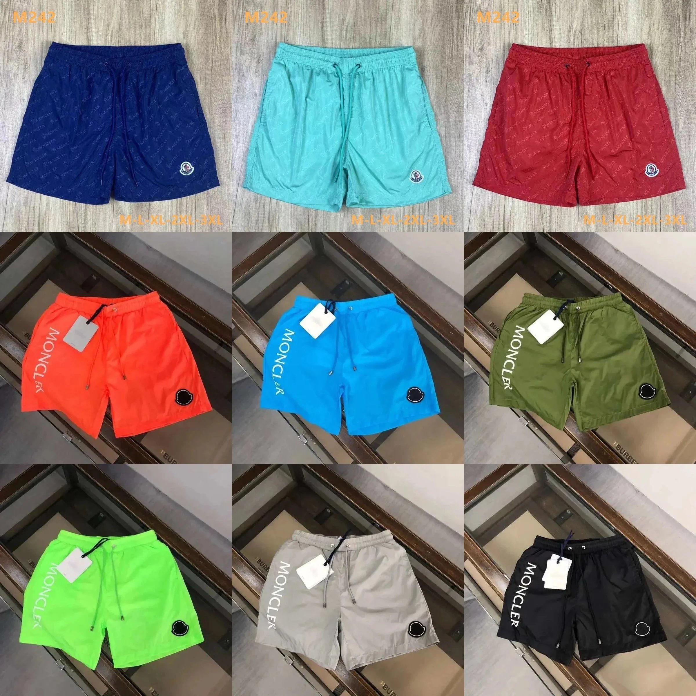 Moncler Colorblock Swim Shorts