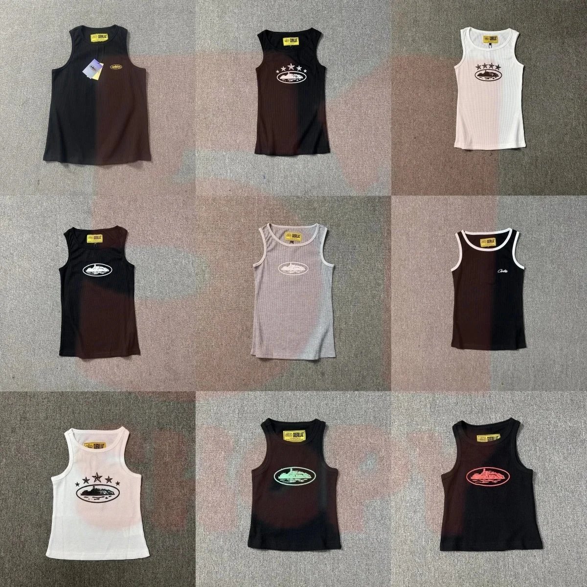 Gorillaz Black Ribbed Tank Top