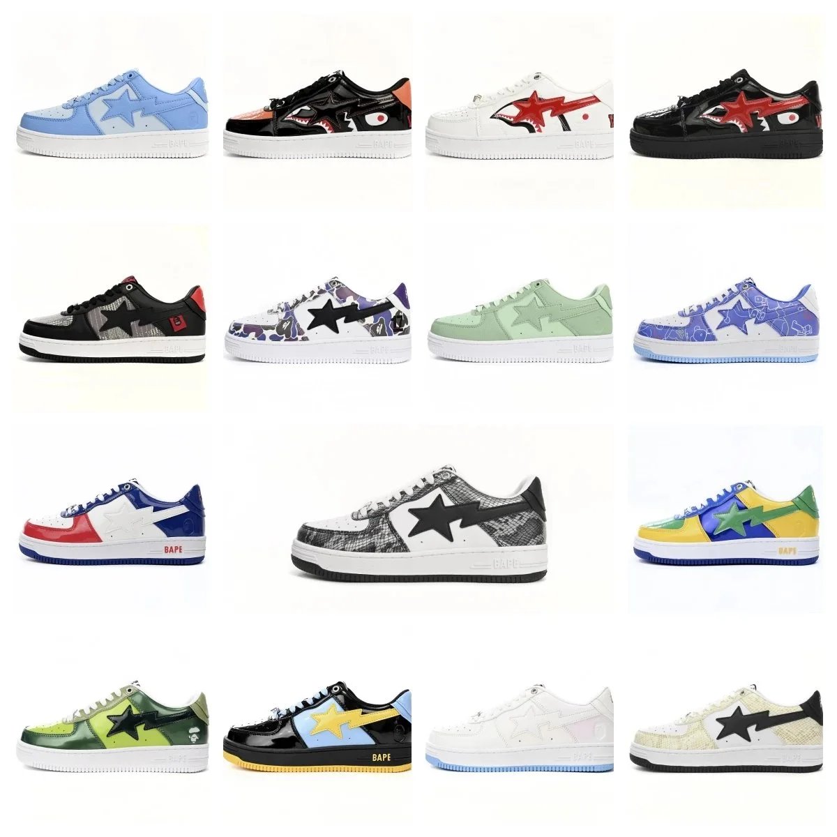 BAPE Star Low Top Sneakers