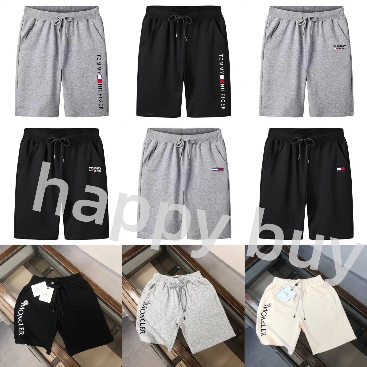 Tommy Hilfiger Black Drawstring Shorts