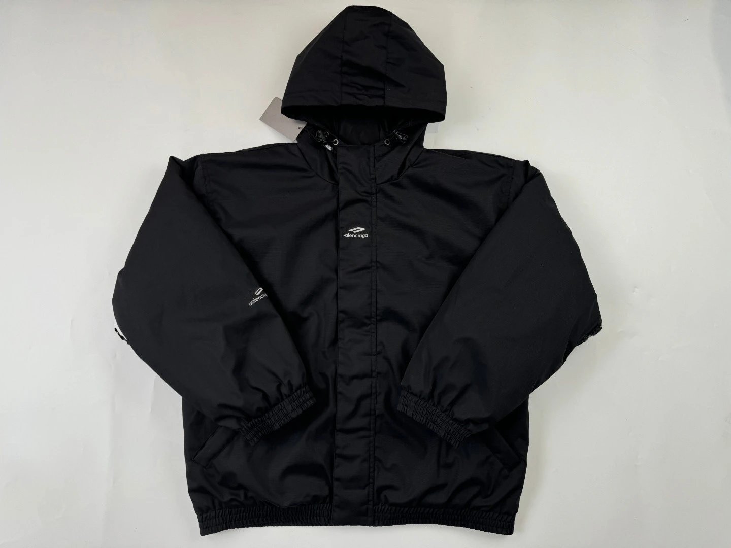 Balenciaga Black Hooded Jacket