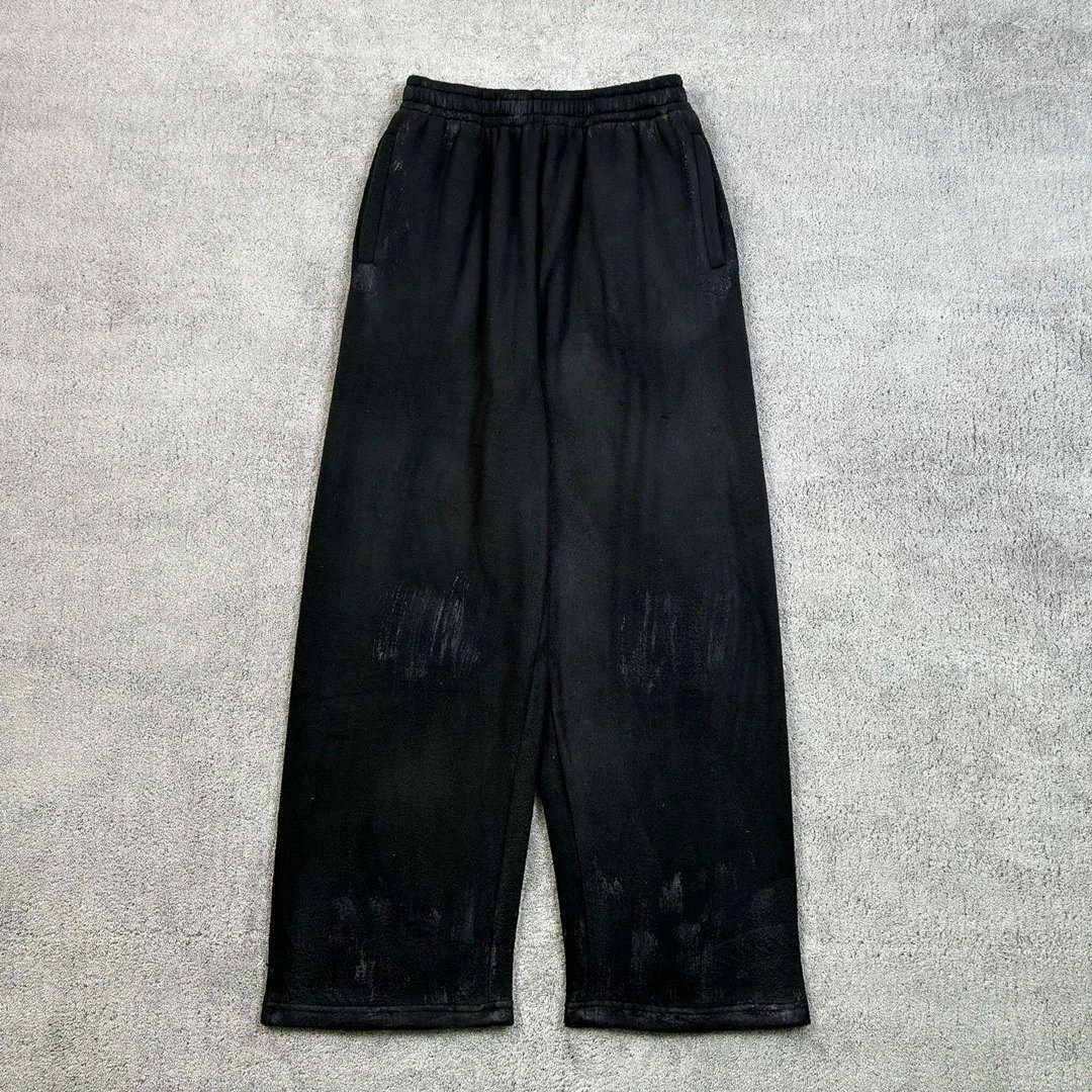Black Wide Leg Sweat