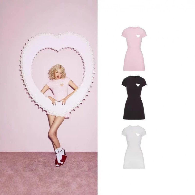 Mini Dress with Hear