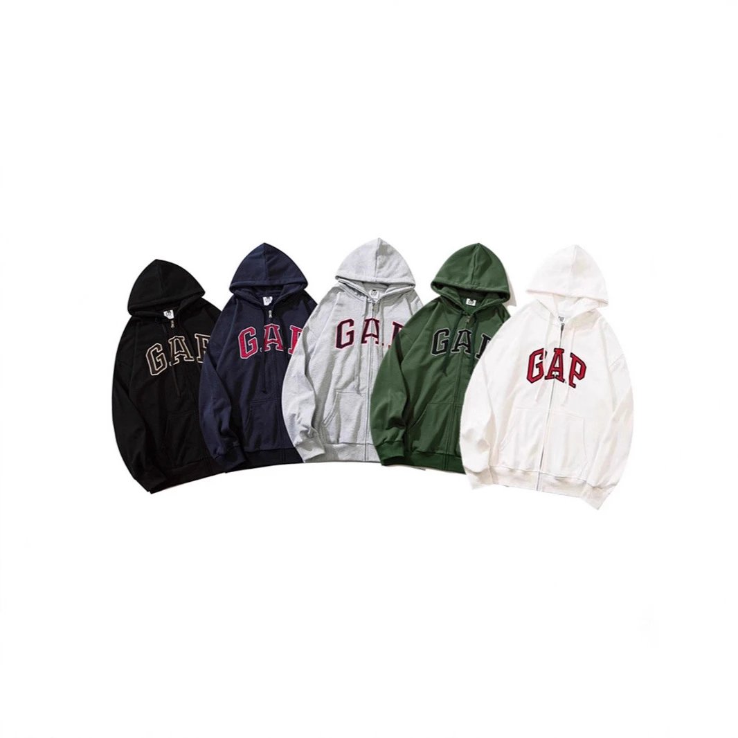 GAP Black Zip-Up Hoodie