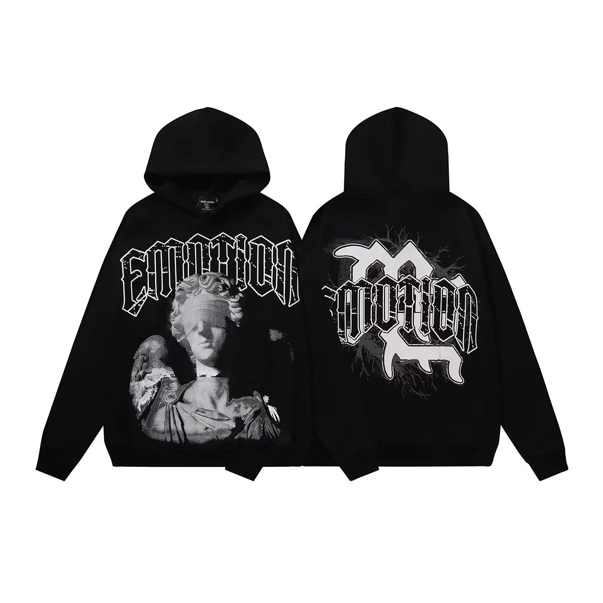 Motion Black Hoodie