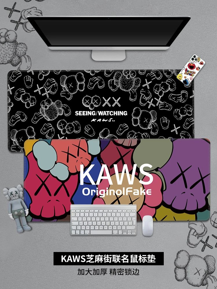 KAWS Colorful Mouse Pad